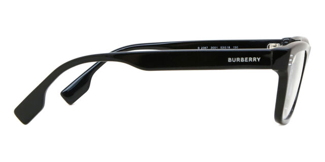 Burberry BE2387 3001 Black Eyeglasses | SmartBuyGlasses US display picture 1