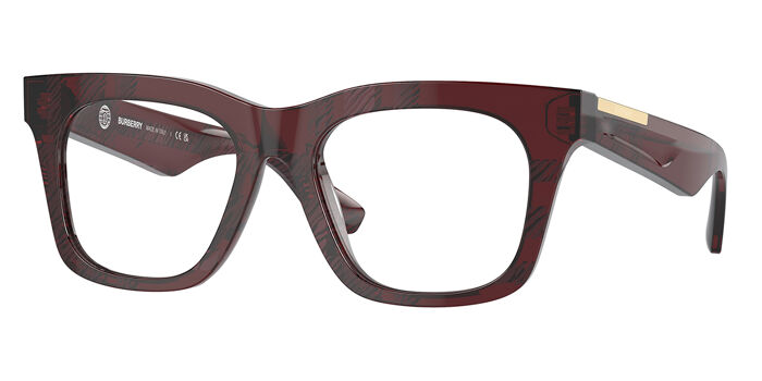 NEW BURBERRY EYEGLASSES BROWN WOMEN EYEWEAR BURBERRY BE2407 4063 Burberry BE2407 4063 Brown Eyeglasses for Woman – LookerOnline main image 3