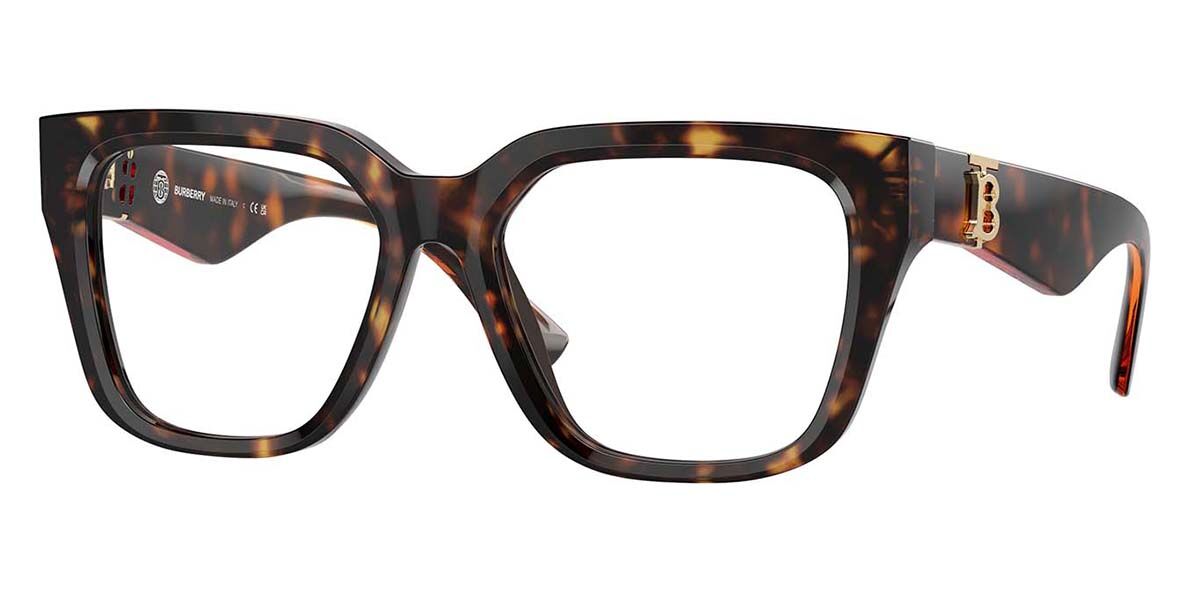 Burberry BE2403F Asian Fit 3002 Womens Glasses Tortoiseshell Size - Free Lenses - HSA/FSA Insurance - Blue Light Block Available