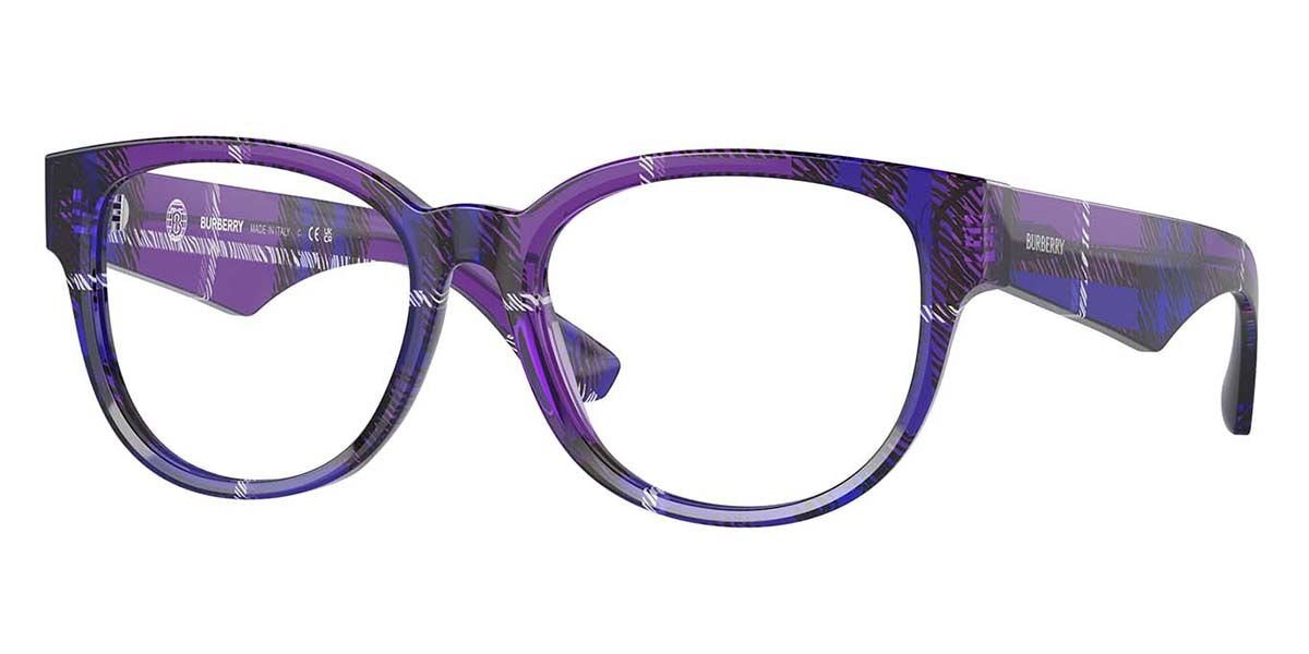 Burberry BE2410F Asian Fit 4113 Womens Glasses Purple Size - Free Lenses - HSA/FSA Insurance - Blue Light Block Available