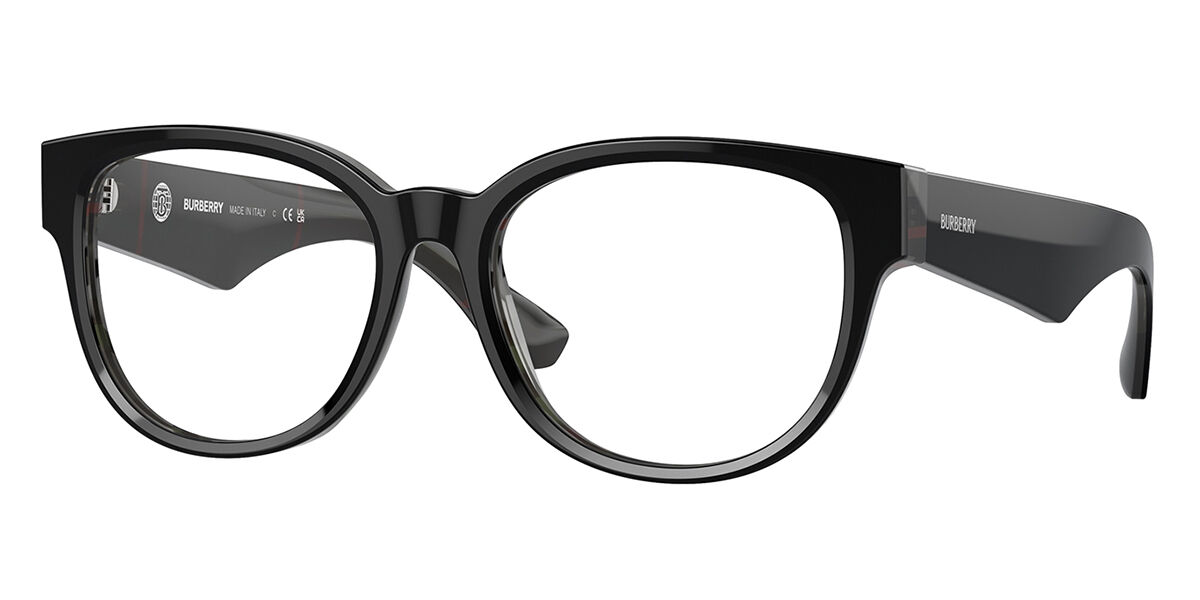 Burberry BE2410F Asian Fit 4121 Womens Glasses Black Size - Free Lenses - HSA/FSA Insurance - Blue Light Block Available