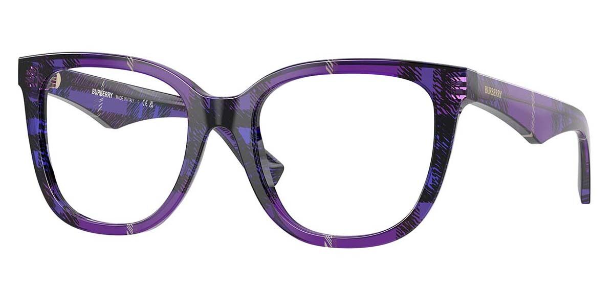 Photos - Glasses & Contact Lenses Burberry BE2415F Asian Fit 4113 Women’s Glasses Purple Size 53 - Free Lenses - HSA/FSA Insurance - Blue Light Block 