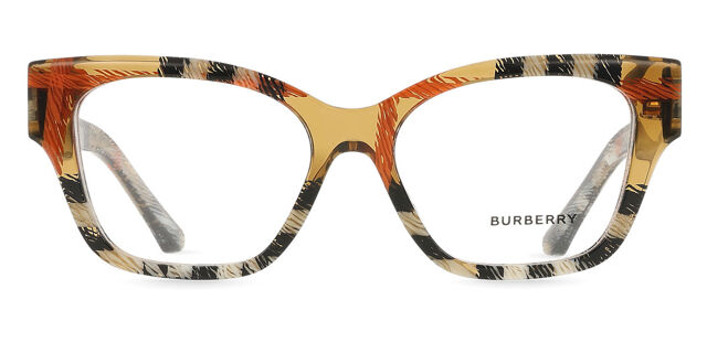 Burberry BE2420 4146 Checkered Brown Eyeglasses  display picture 1