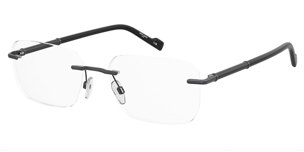 Pierre Cardin P.c. 6919 Men's Glasses, , Size 58 In Dark Ruthenium Black