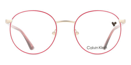 NWT Rxable Calvin Klein CK25547 Red Eyeglass Frames Calvin Klein CK25547 606 Transparent Brick Red Eyeglasses  main image 3
