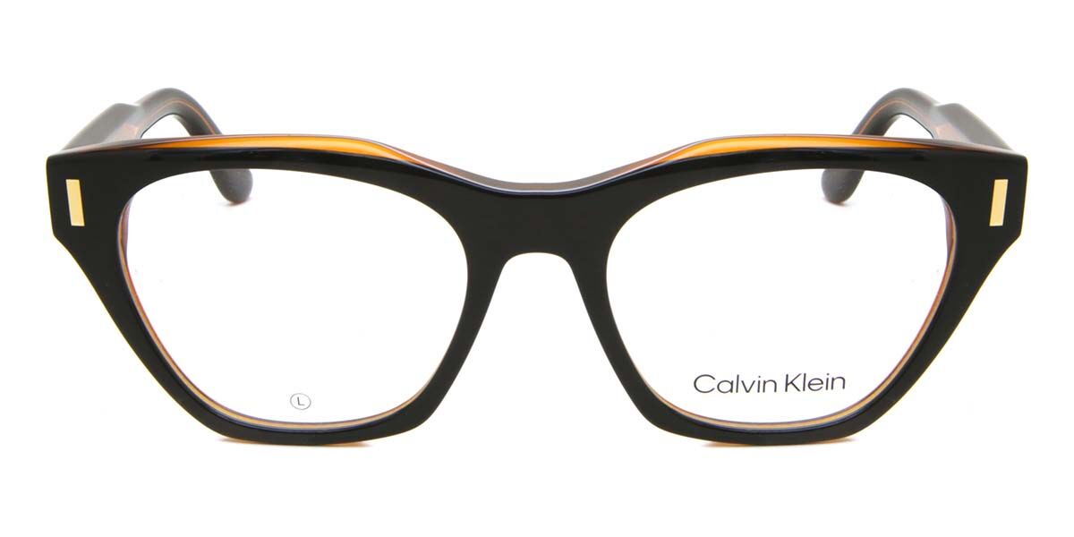 Photos - Glasses & Contact Lenses Calvin Klein CK23518 002 Women's Eyeglasses Black Size 52  - Blue Light Block Available (Frame Only)