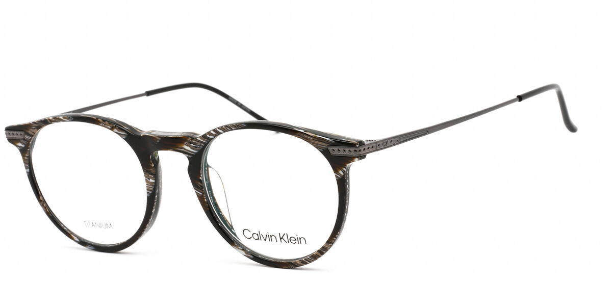 Photos - Glasses & Contact Lenses Calvin Klein CK22527T 260 Men's Eyeglasses Black Size 49 (Fra 