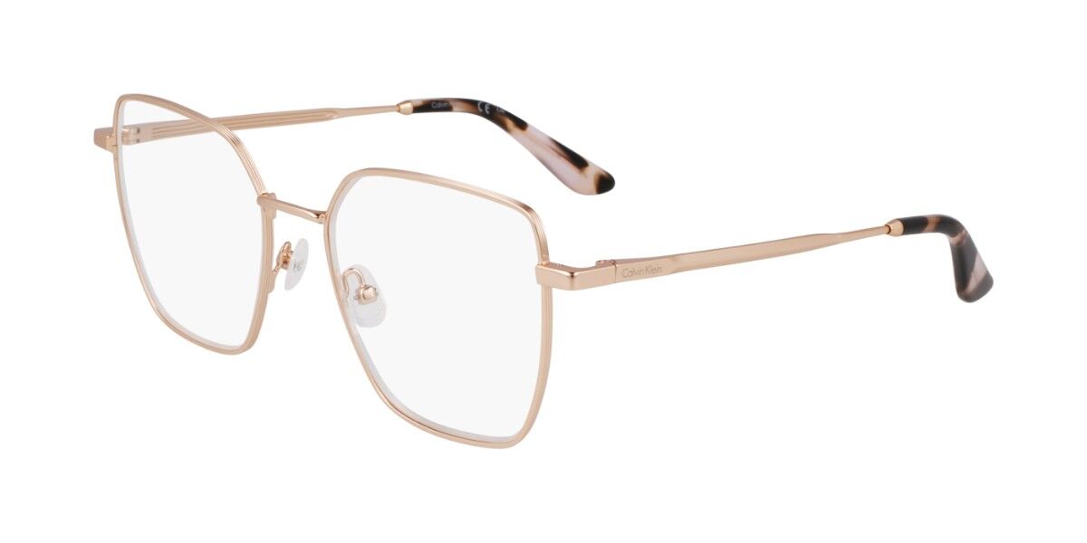 Photos - Glasses & Contact Lenses Calvin Klein CK24105 770 Women's Eyeglasses Gold Size 53 (Fra 