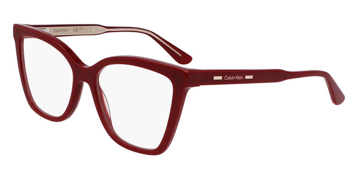 Calvin Klein CK24550MAG-SET 605 Women's Eyeglasses Burgundy Size 55 (Frame Only) - Blue Light Block Available