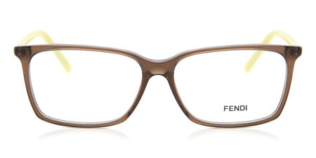 FENDI EYEWEAR Fendi First rectangular-frame acetate and gold-tone