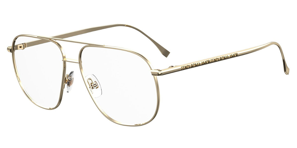 Fendi FF 0391 J5G Glasses Gold | SmartBuyGlasses Canada