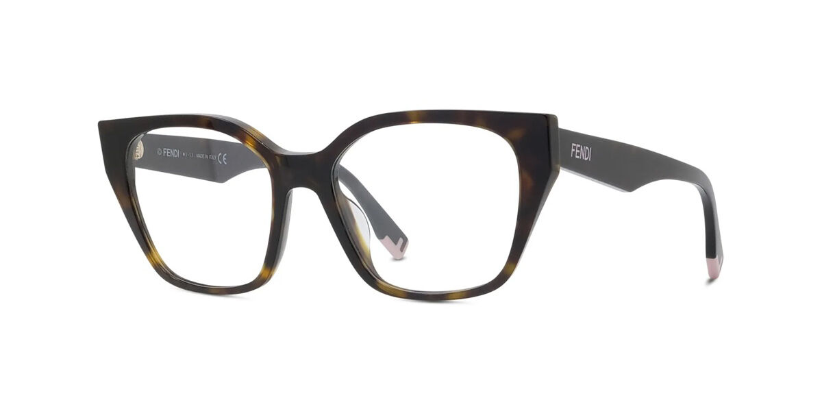 Fendi Fe50001i Women's Glasses, Tortoiseshell, Size 52