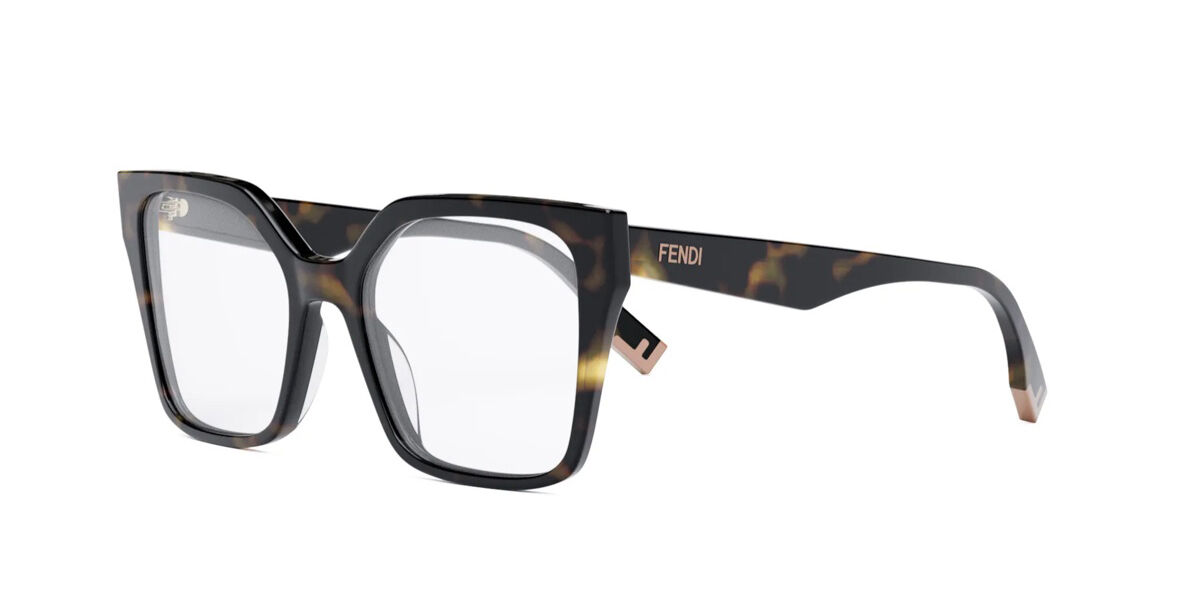 Fendi Fe50002i Women's Glasses, Tortoiseshell, Size 54
