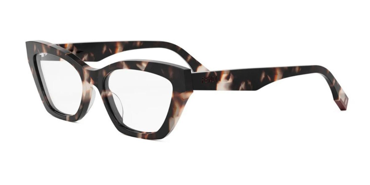 Fendi Fe50067i Women's Glasses, Tortoiseshell, Size 54