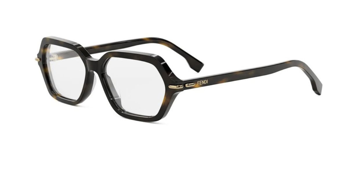 Fendi Fe50125i Women's Glasses, Tortoiseshell, Size 54