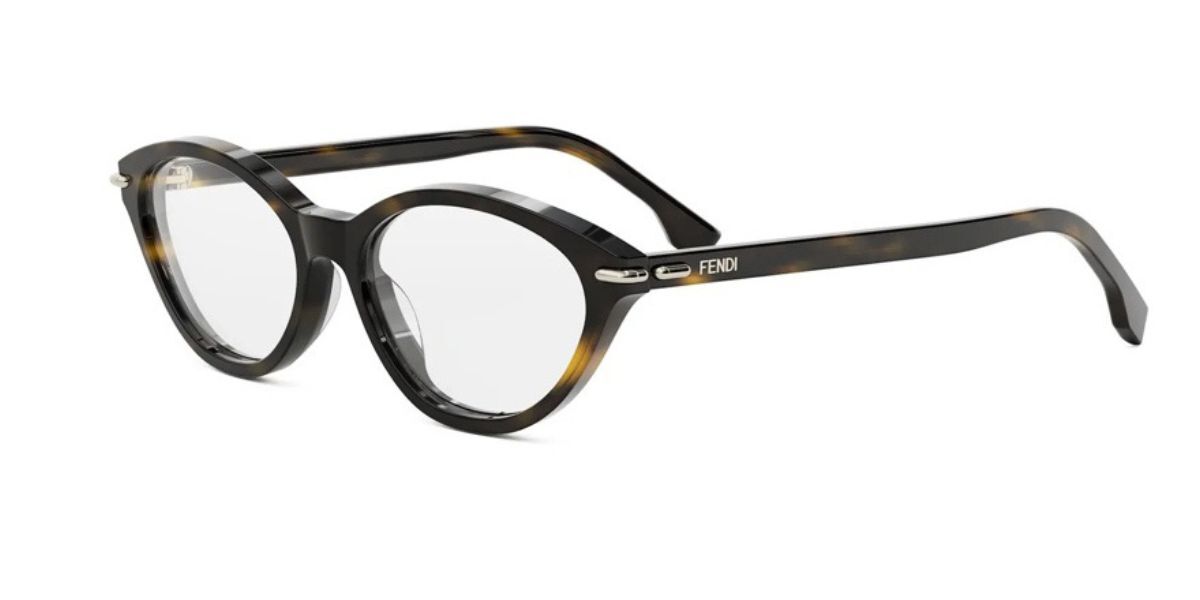 Fendi Fe50126i Women's Glasses, Tortoiseshell, Size 53