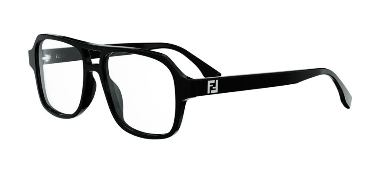 Fendi Fe50131i Men's Glasses, Black, Size 54