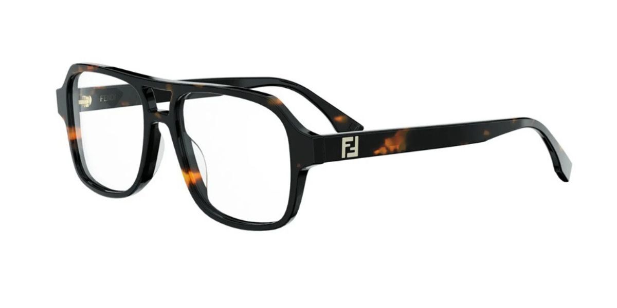 Fendi Fe50131i Men's Glasses, Tortoiseshell, Size 54