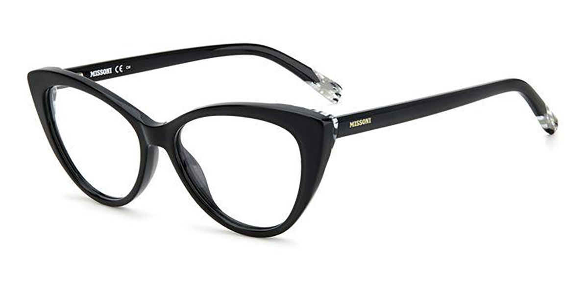 Photos - Glasses & Contact Lenses Missoni MIS 0102 807 Women's Eyeglasses Black Size 53  (Frame Only)