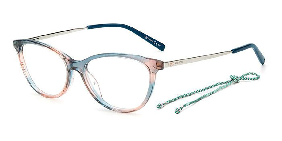 Missoni Woman MMI 0017 DB1 Vista frames Acetate Pink/Blue  Cat Eye-image