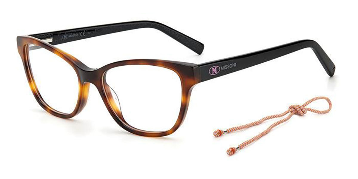 Photos - Glasses & Contact Lenses Missoni MMI 0072 581 Women's Eyeglasses Tortoiseshell Size 52 (Fra 