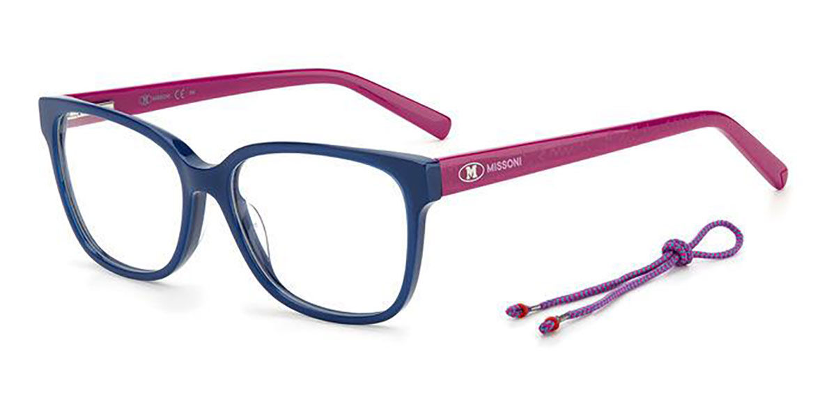 Photos - Glasses & Contact Lenses Missoni MMI 0073 CLH Women's Eyeglasses Blue Size 54  (Frame Only)