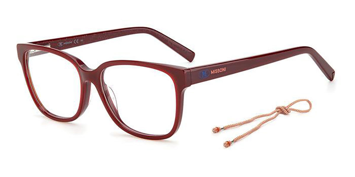 Photos - Glasses & Contact Lenses Missoni MMI 0073 LHF Women's Eyeglasses Burgundy Size 54 (Frame On 