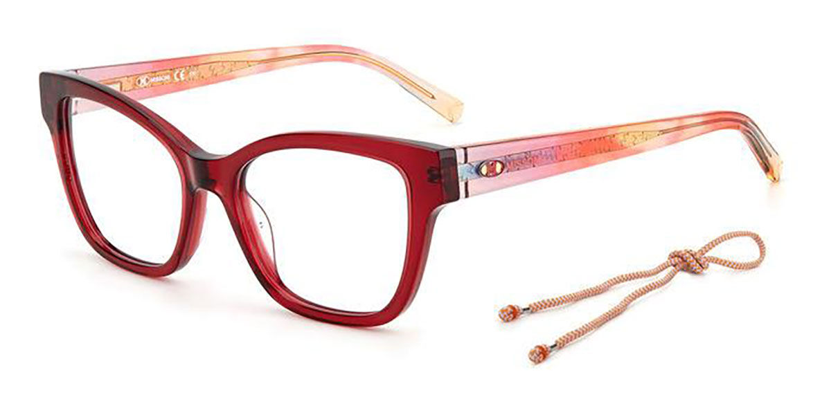 Photos - Glasses & Contact Lenses Missoni MMI 0098 0PA Women's Eyeglasses Red Size 52   (Frame Only)