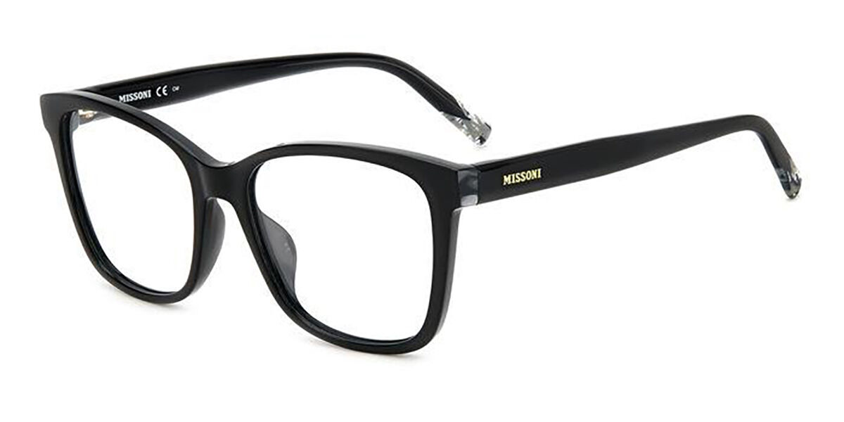 Photos - Glasses & Contact Lenses Missoni MIS 0135/G Asian Fit 807 Women's Eyeglasses Black Size 54 