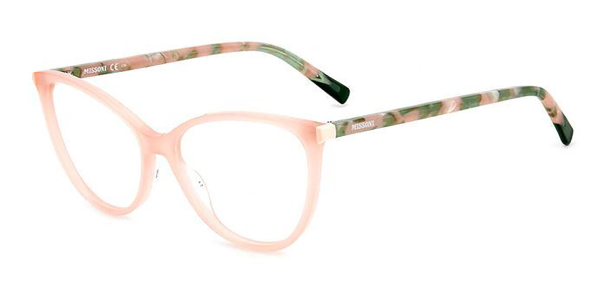 Photos - Glasses & Contact Lenses Missoni MIS 0136 47E Women's Eyeglasses Pink Size 55  (Frame Only)