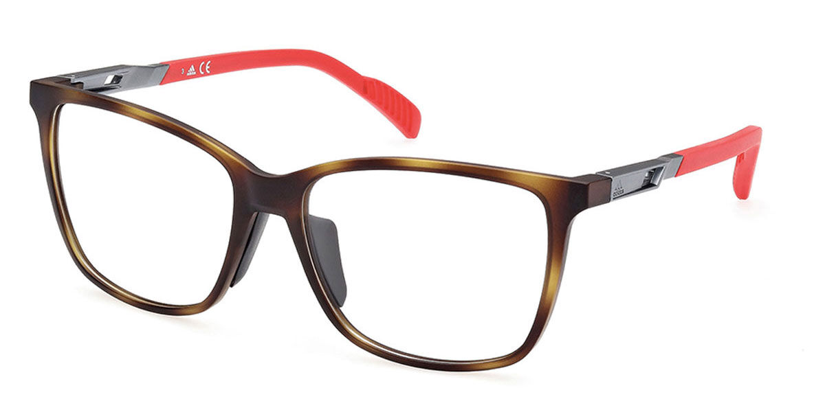 Photos - Glasses & Contact Lenses Adidas SP5019 052 Men's Eyeglasses Tortoiseshell Size 58 (Frame Onl 
