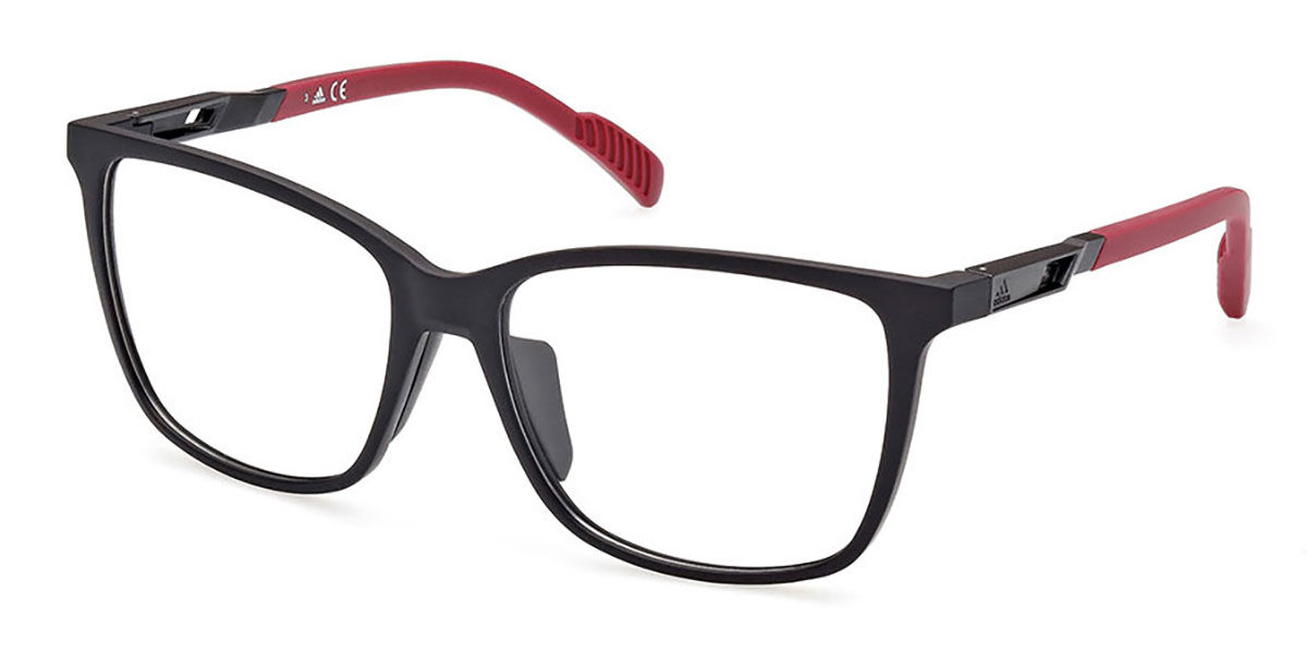 Photos - Glasses & Contact Lenses Adidas SP5019 005 Men's Eyeglasses Black Size 58  - Blu (Frame Only)