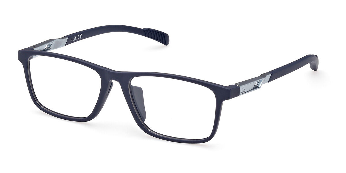 Photos - Glasses & Contact Lenses Adidas SP5031 091 Men's Eyeglasses Blue Size 54  - Blue (Frame Only)