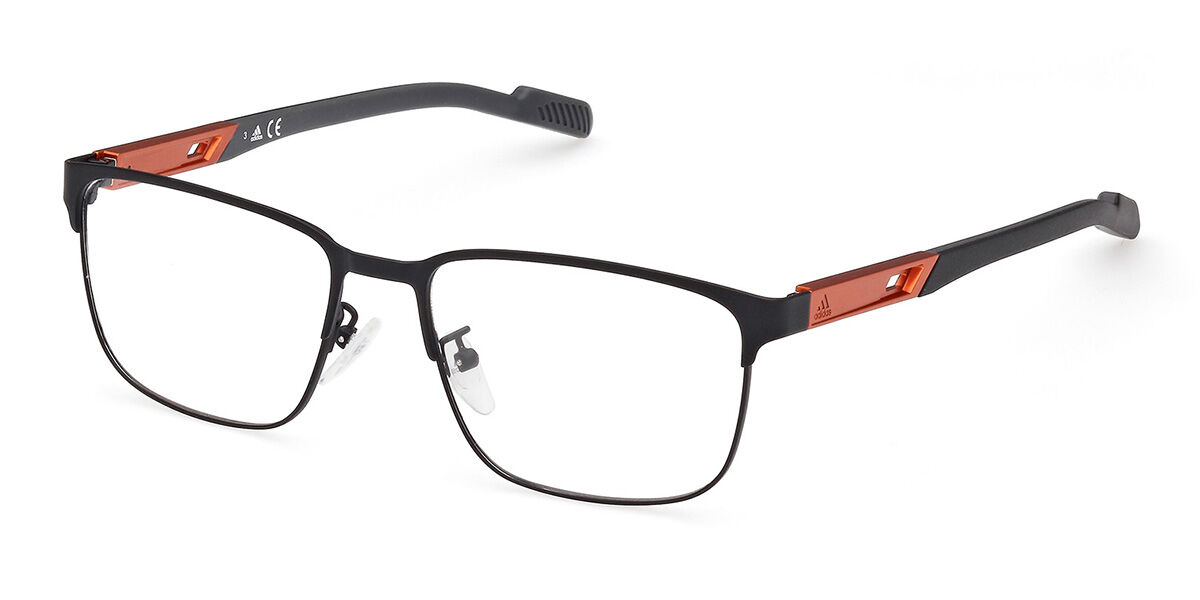 Photos - Glasses & Contact Lenses Adidas SP5045 005 Men's Eyeglasses Black Size 52  - Blu (Frame Only)