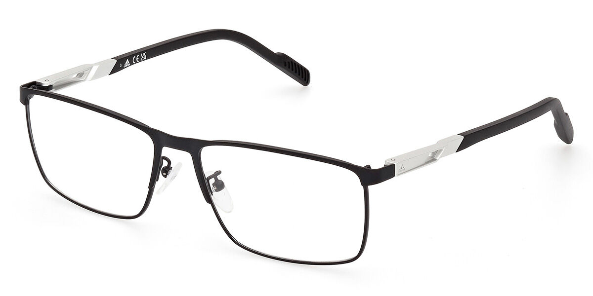 Photos - Glasses & Contact Lenses Adidas SP5059 002 Men's Eyeglasses Black Size 58  - Blu (Frame Only)