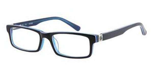 Guess GU9059 Kids BL Kids' Eyeglasses Blue Size 47 (Frame Only) - Blue Light Block Available