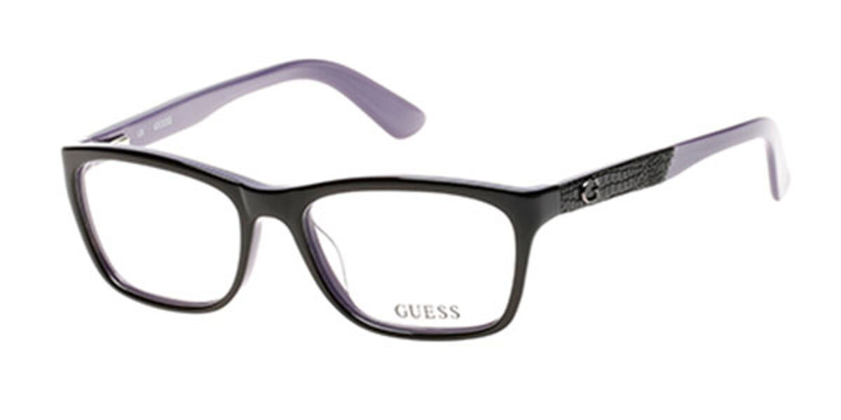 Guess GU 2510 001 Glasses Purple | VisionDirect Australia