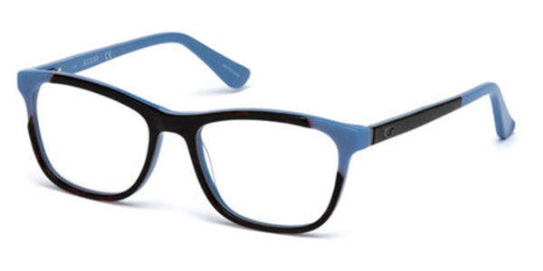 Photos - Glasses & Contact Lenses GUESS GU2615 092 Women's Eyeglasses Black Size 52  - Blu (Frame Only)
