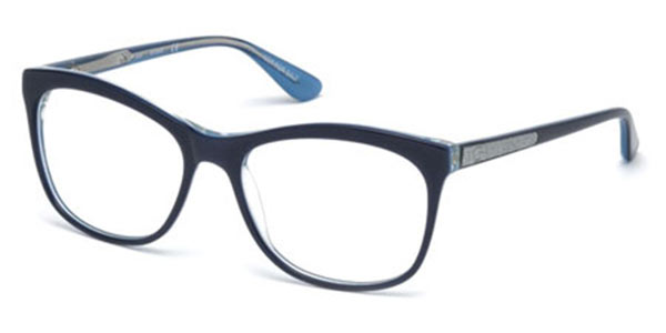 Photos - Glasses & Contact Lenses GUESS GU2619 090 Women's Eyeglasses Blue Size 53  - Blue (Frame Only)