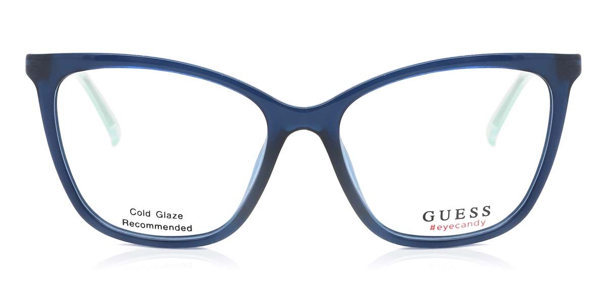 Guess GU3039 090 Óculos De Grau Azuis Masculino