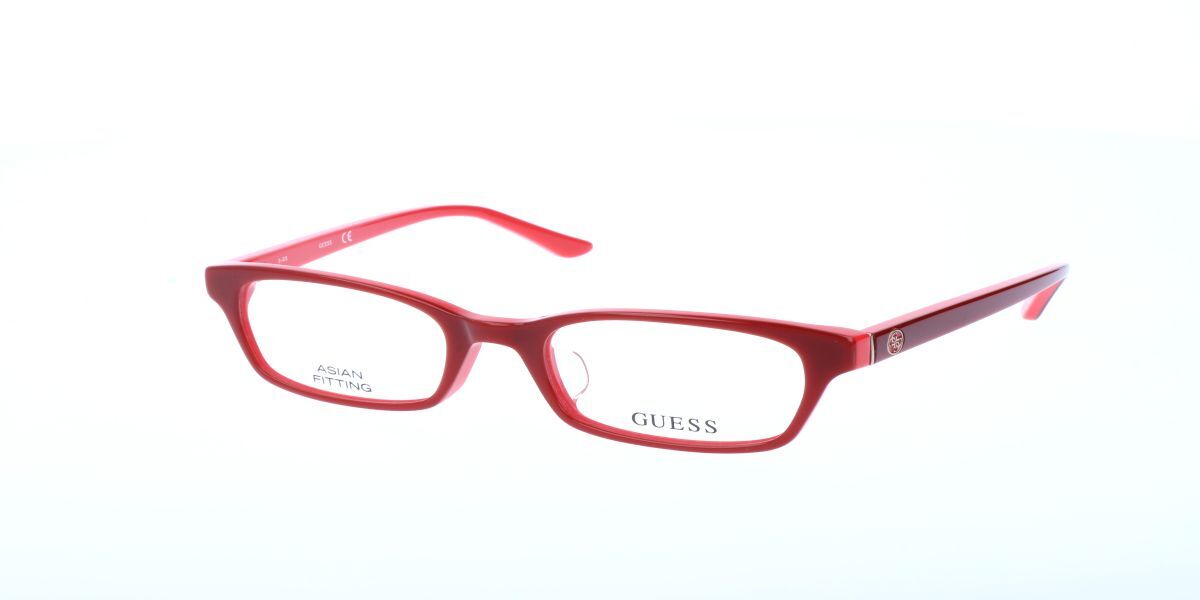 Guess GU 2535F Asian Fit 066 Glasses Red | VisionDirect Australia
