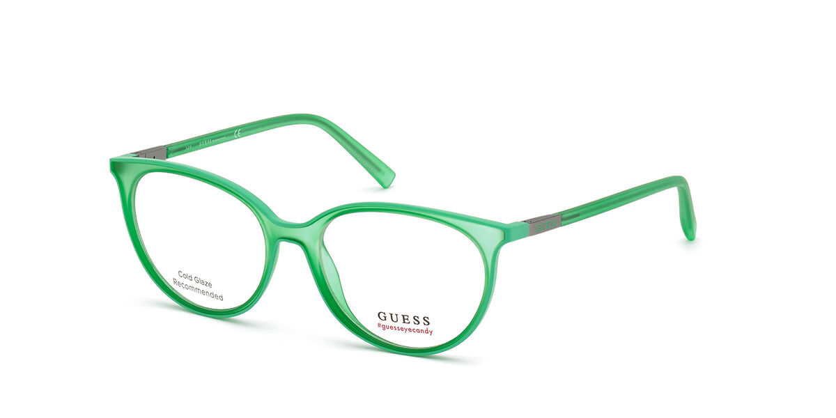 Guess GU 3056 094 Glasses Transparent Green | SmartBuyGlasses UK