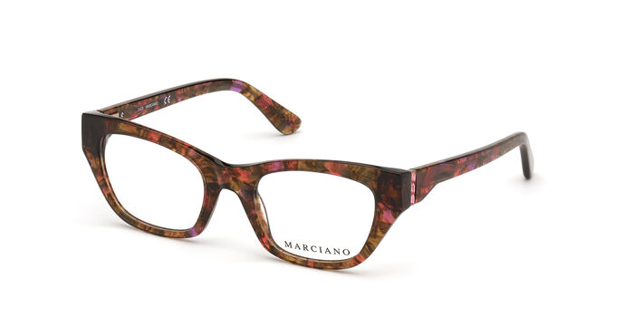 Guess GU50262 059 Opaque Beige Brown Eyeglasses  display picture 1