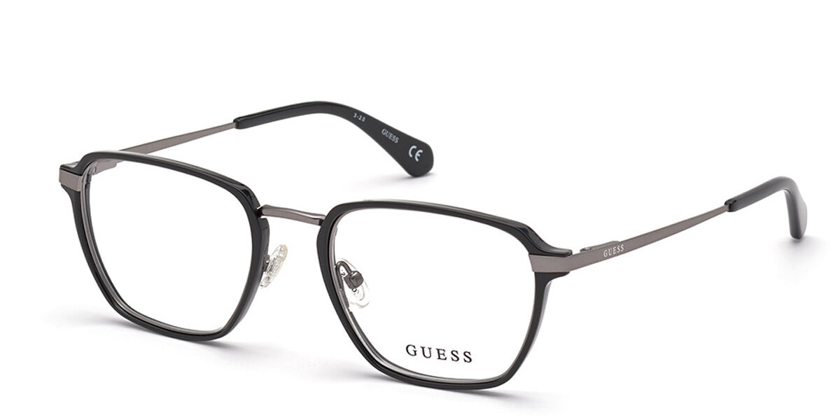 black guess eyeglasses