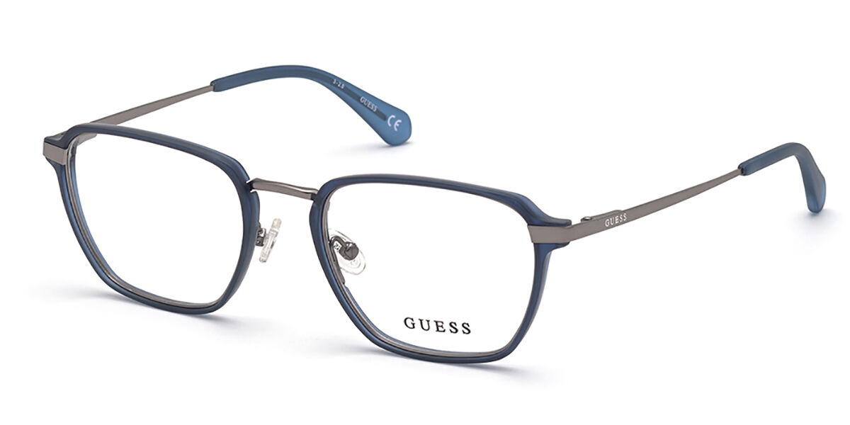 Guess GU50041 091 52 Lentes Recetadas Para Hombre Azules