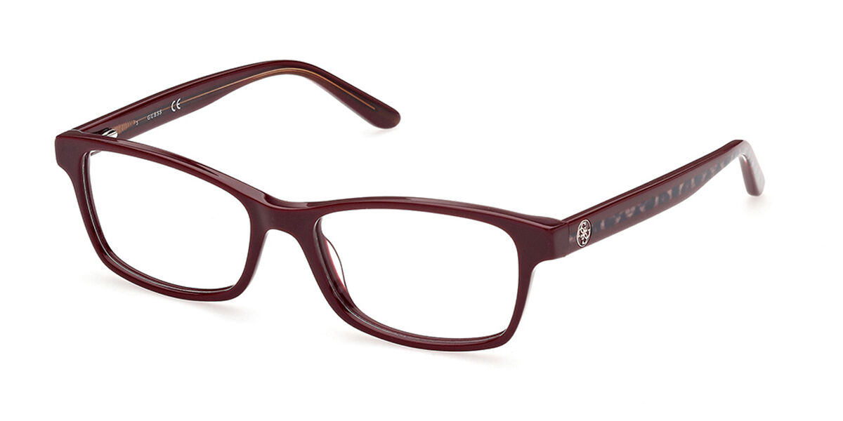 Photos - Glasses & Contact Lenses GUESS GU2874 069 Women's Eyeglasses Burgundy Size 53   (Frame Only)