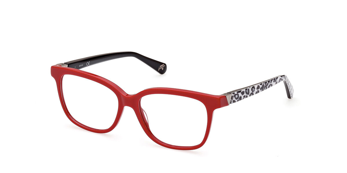 Guess Gu5220 066 Eyeglasses In Red Smartbuyglasses Usa 6564