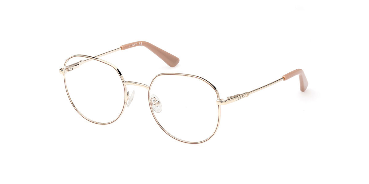 Photos - Glasses & Contact Lenses GUESS GU2933 033 Women's Eyeglasses Gold Size 51  - Blue (Frame Only)