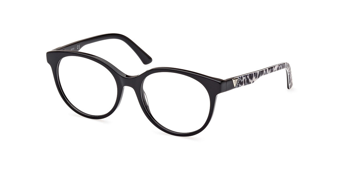 Photos - Glasses & Contact Lenses GUESS GU2944 001 Women's Eyeglasses Black Size 55  - Blu (Frame Only)