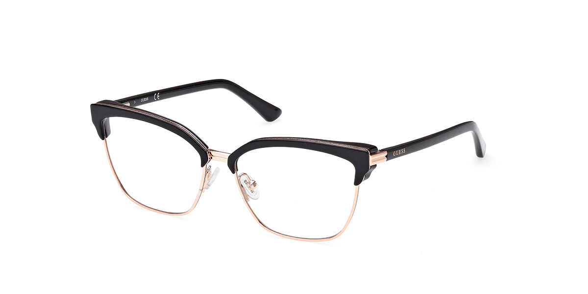 Photos - Glasses & Contact Lenses GUESS GU2945 001 Women's Eyeglasses Black Size 54  - Blu (Frame Only)